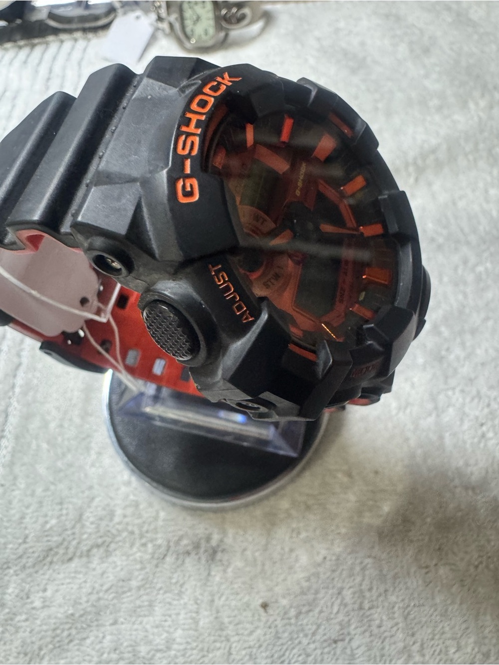 Casio G-Shock Black and Orange Rugged Sport Watch - Picture 7 of 9